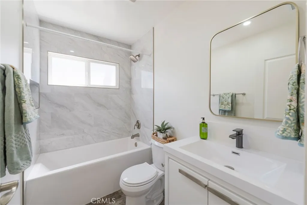 Hall bath has been completely remodeled