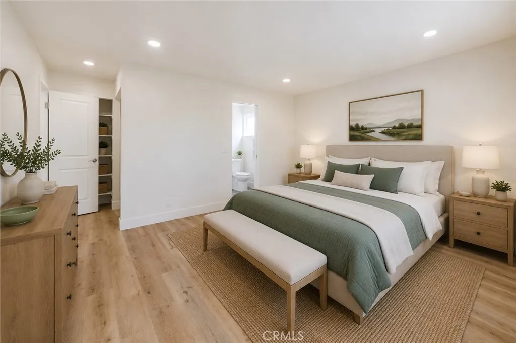 Virtually Staged Primary Bedroom