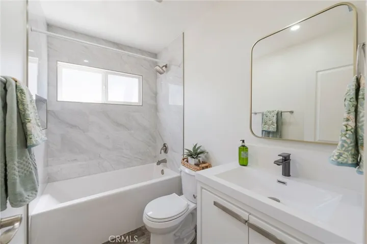 Hall bath has been completely remodeled