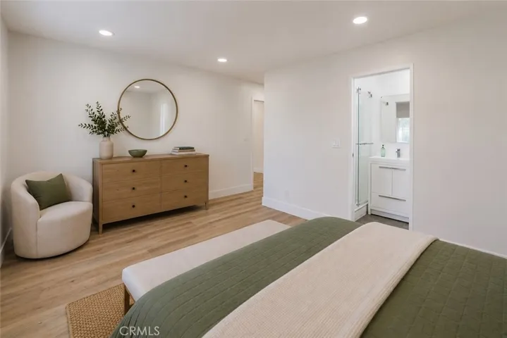 Virtually Staged Primary Bedroom