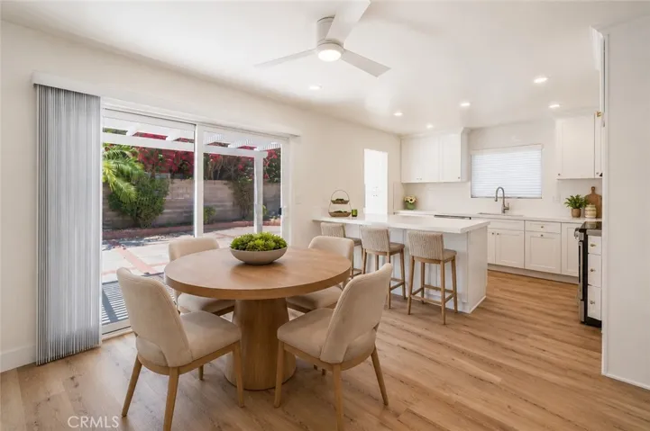 Virtually Staged Dining Room