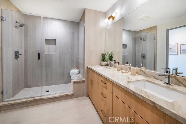 Plan 5 Model Home Primary Bathroom