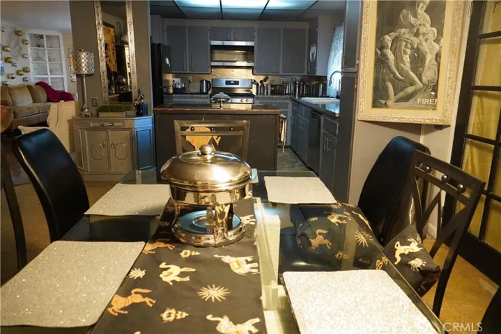 kitchen and table