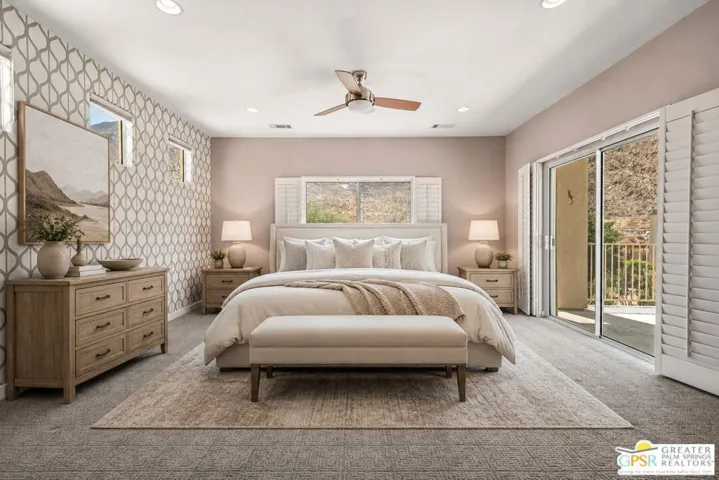 Primary bedroom virturally sta