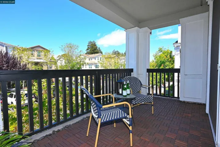 Deck just off kitchen