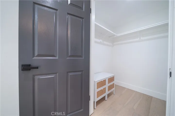 Master bedroom walk in closet