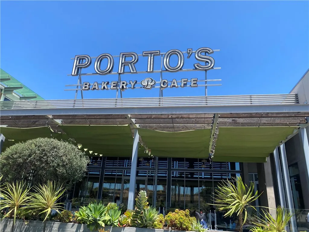Nearby Porto's Bakery and Café. Renowned for its wide variety of Cuban style pastries.