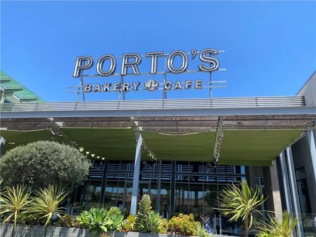 Nearby Porto's Bakery and Café. Renowned for its wide variety of Cuban style pastries.