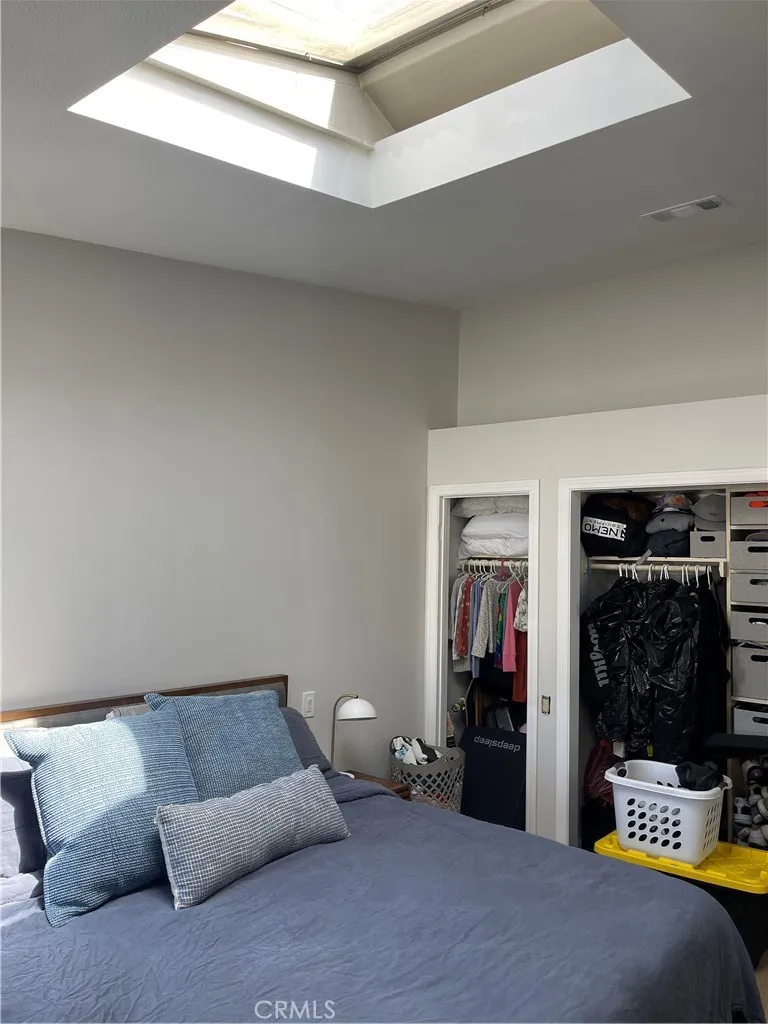 Bedroom during move in