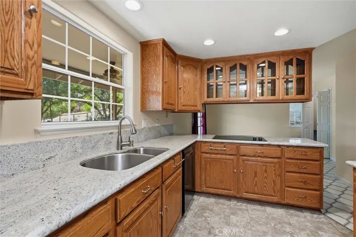 Like the window over the sink?  It's wonderful and the view is beautiful plus it looks out to the surrounding deck
