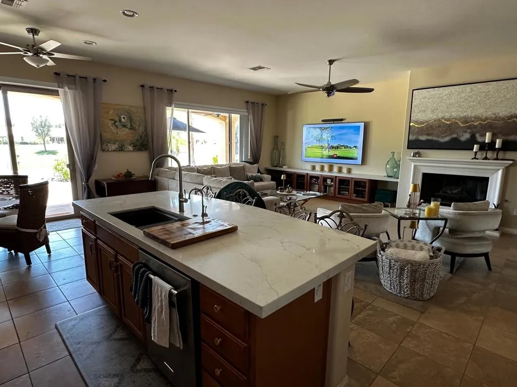 Kitchen to living Kitchen to living