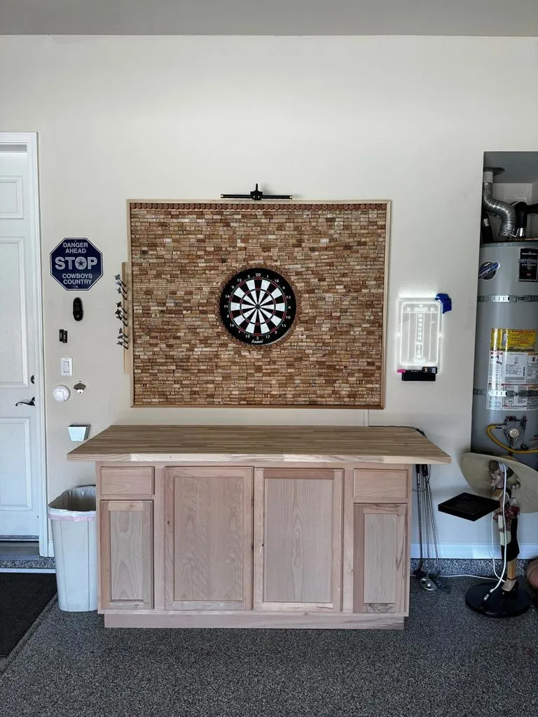 Garage Dart Board Garage Dart Board