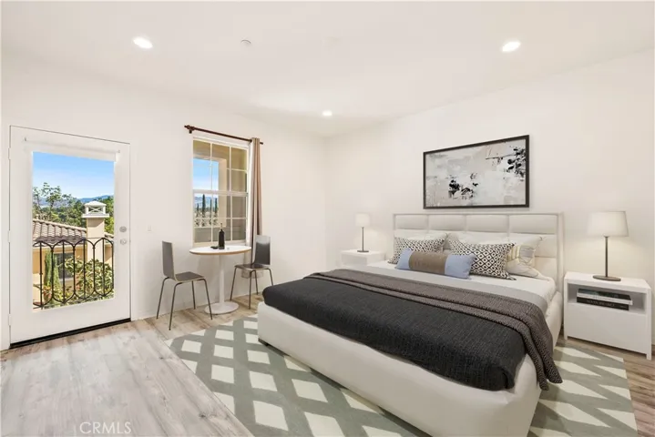 Master bedroom - virtually Staged