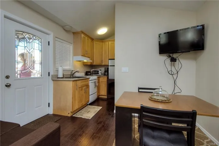 ADU studio kitchen and full bathroom