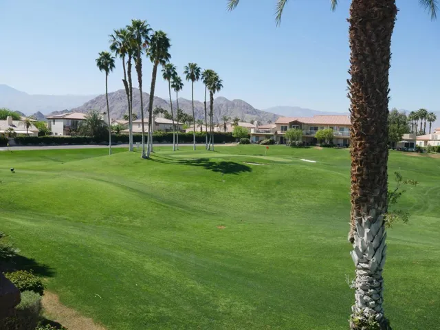 Golf course and mountain views