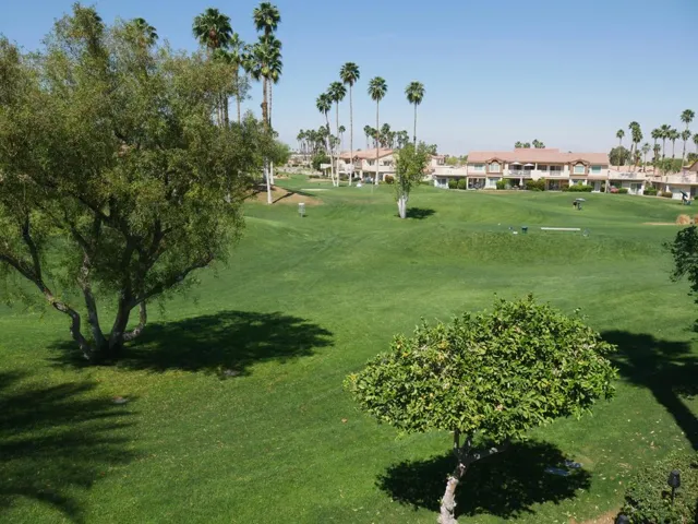 Golf course and mountain views