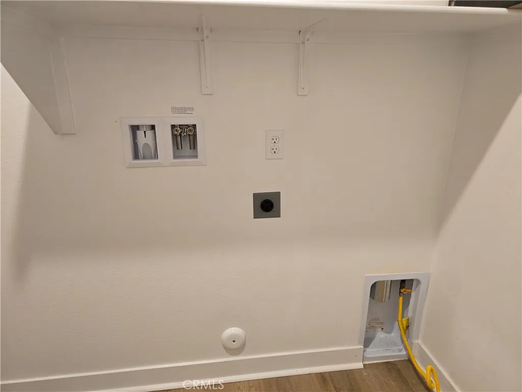 Laundry hook ups