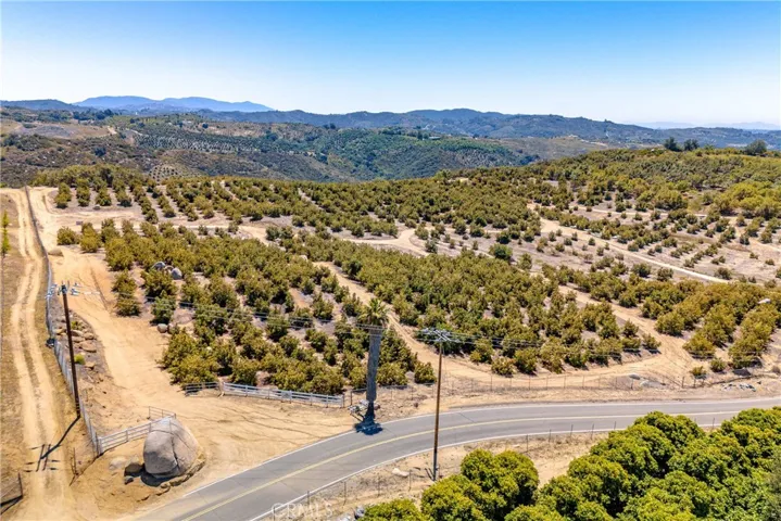 Aerial of fully planted gently land on this 18+acre grove. There are 2 separate parcels.