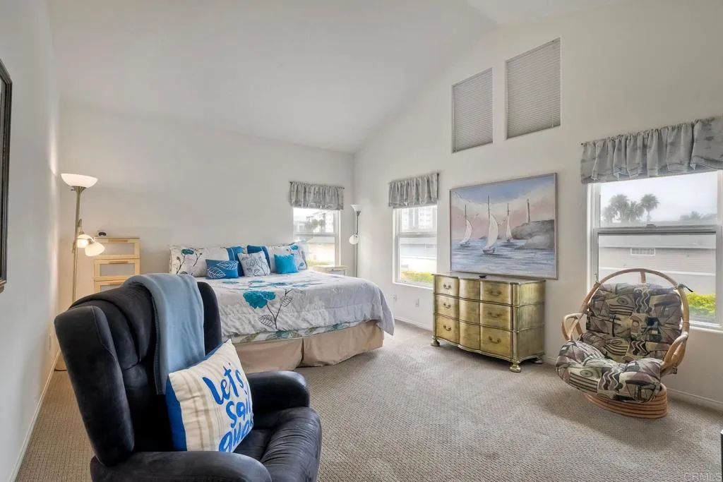 Open windows invite refreshing ocean breezes