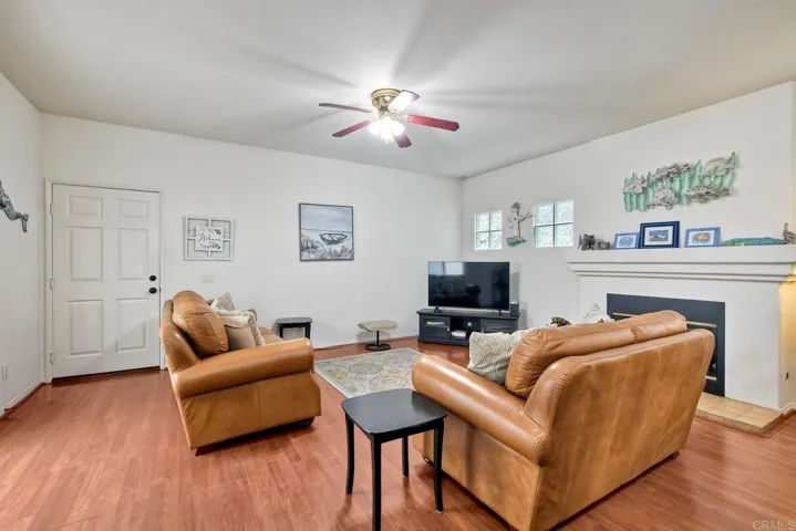 Family-friendly layout: kitchen meets living area