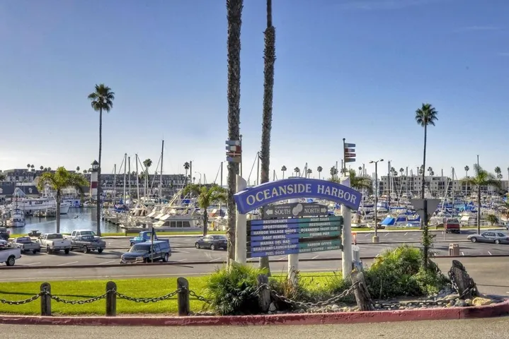 Stroll to Oceanside's beautiful harbor