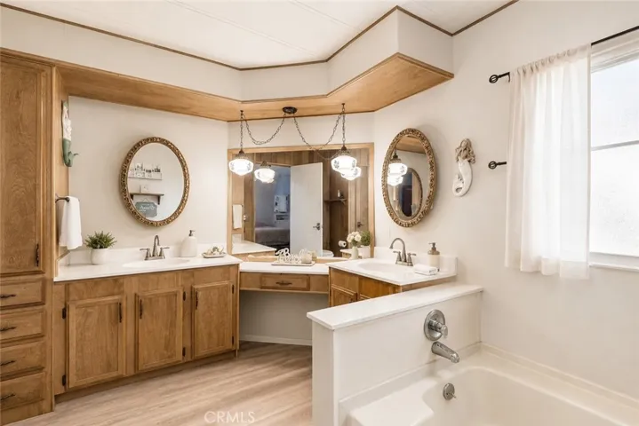 Staged Master Bathroom