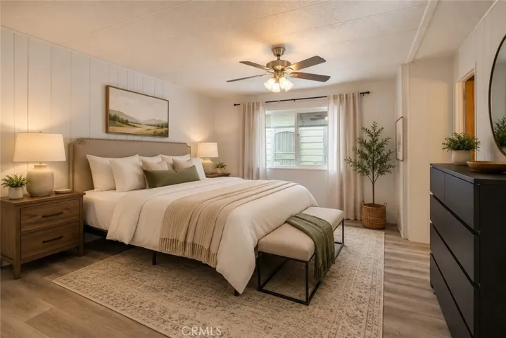 Staged Master Bedroom