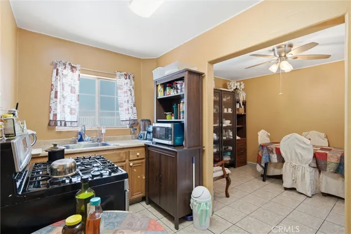 2nd kitchen addition and view of dinning room