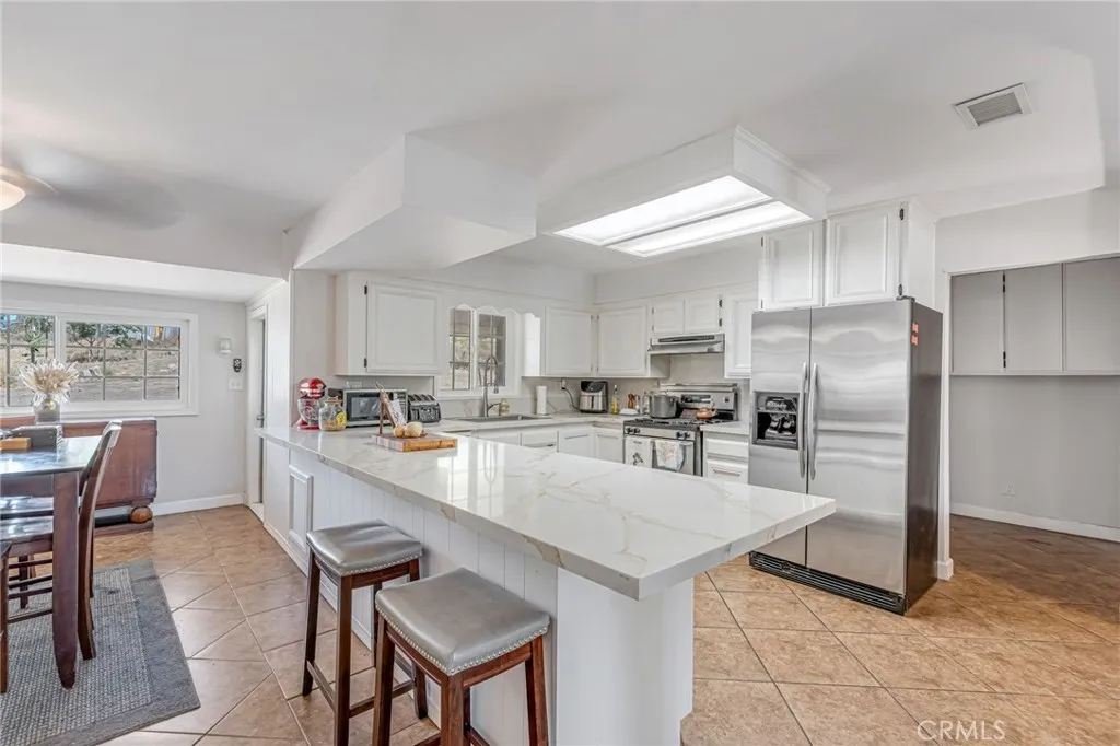 Open kitchen area