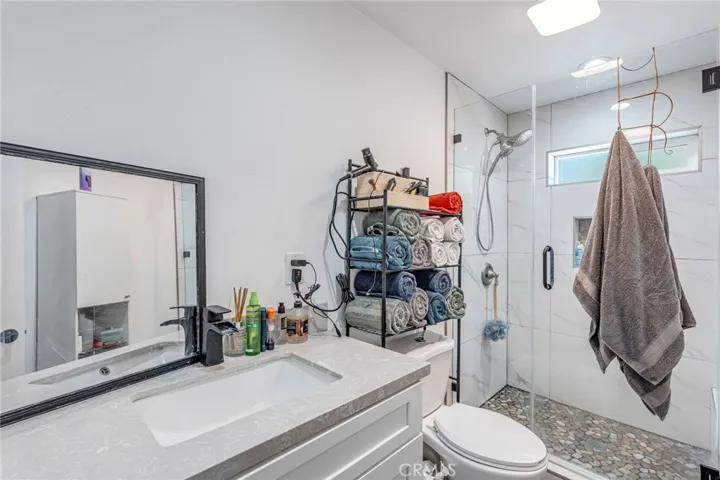 primary walking in shower