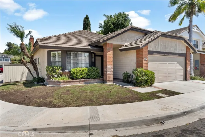 Front exterior - corner lot