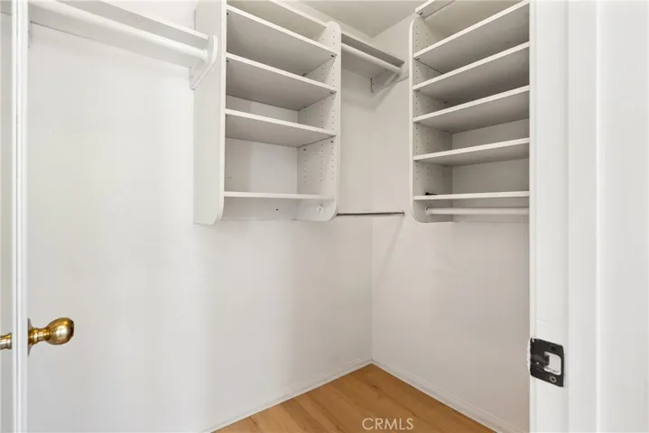 Primary bathroom walk in closet