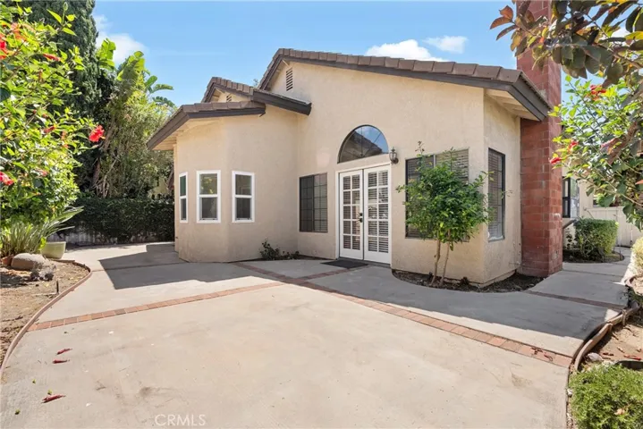 Backyard view from corner