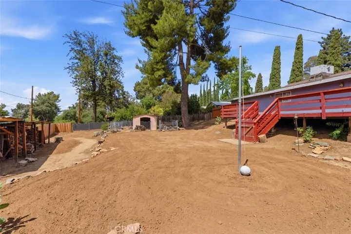 Digitally cleaned up back yard