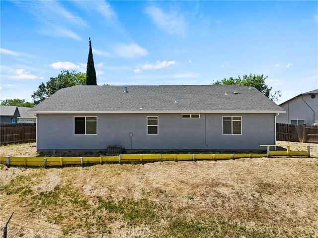 Rear of home.