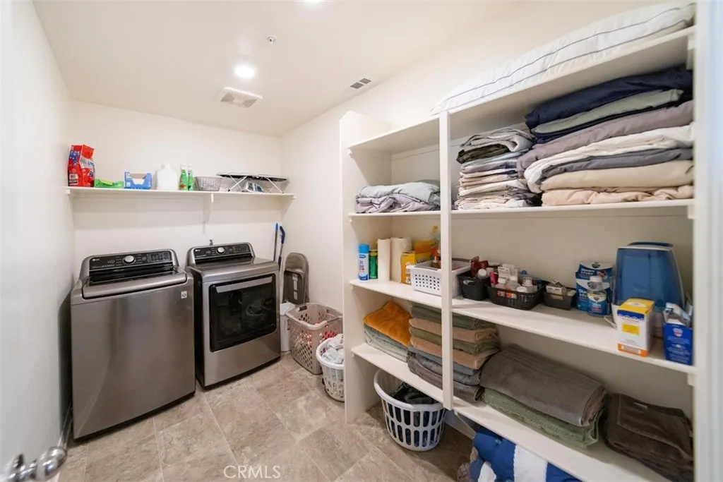 Upstairs laundry room