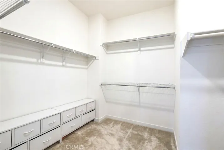 Primary walk in closet