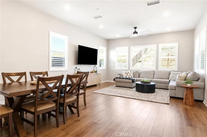 Dining area and Family Room Combo