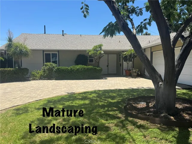 MATURE LANDSCAPING BOTH IN FRONT AND BACK YARDS.