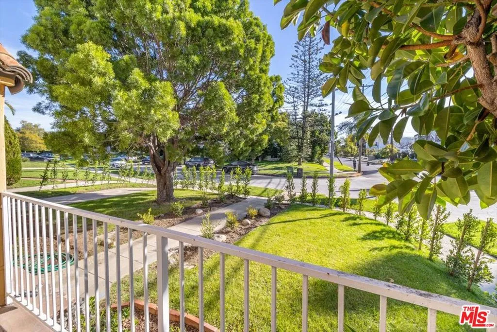 front yard of front unit