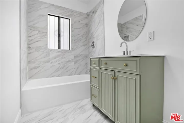 front unit remodeled bathroom