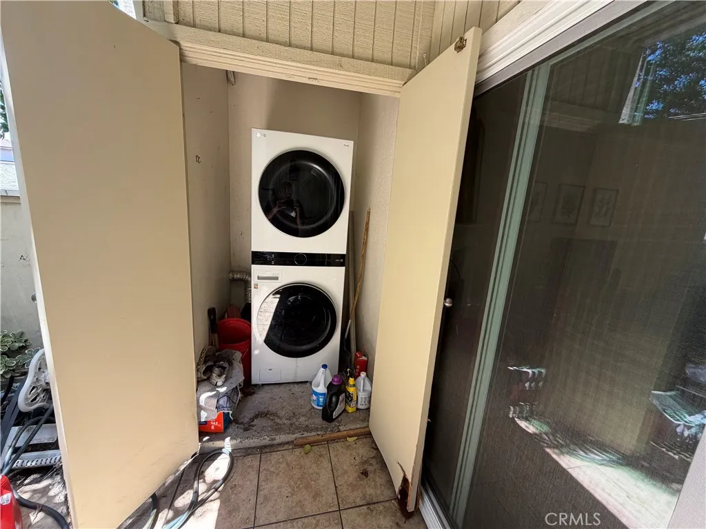 Laundry closet