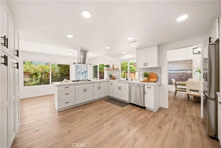 Abundant RECESSED LIGHTING throughout nearly the entire home
