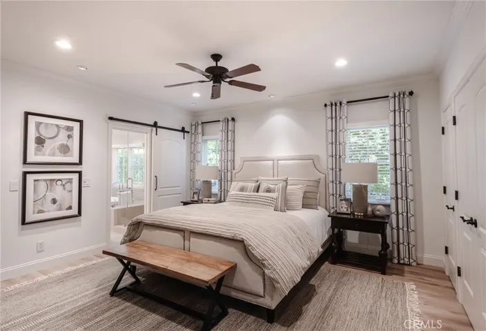 PRIMARY BEDROOM WITH WALK IN CLOSET AND SECOND LARGE CLOSET