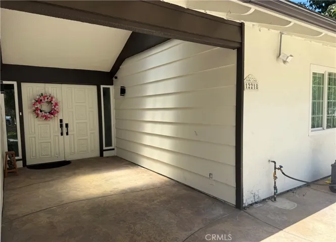 Sky light to the entrance door
