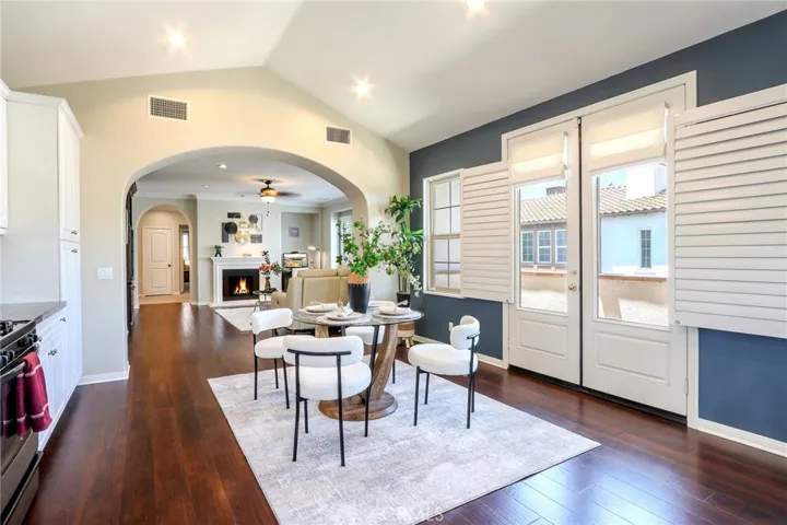Kitchen with direct balcony access