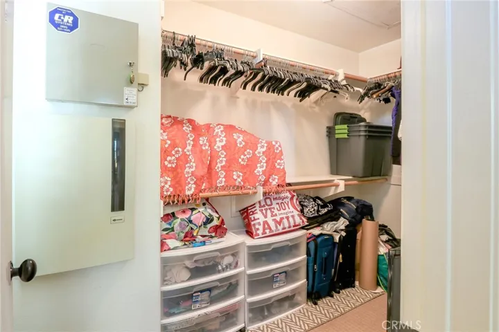 Master room with walk-in closet