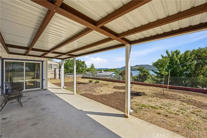 Patio off the main bedroom and the living room allows for outdoor living while admiring the view.