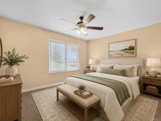 Primary Bedroom Virtually Staged