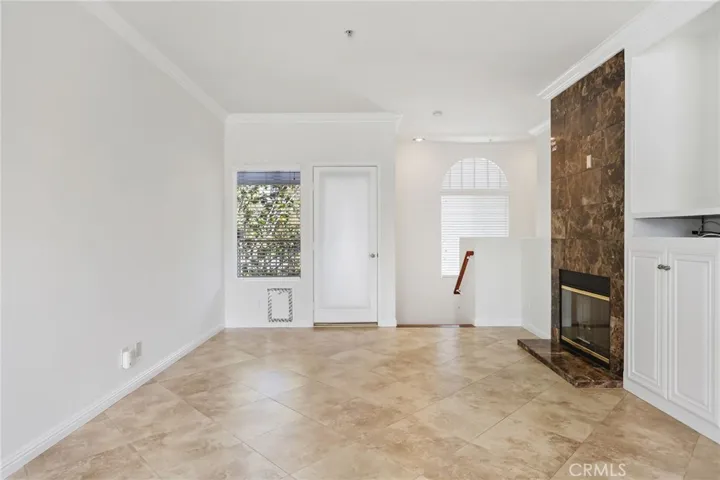 Dramatic focal point fireplace!